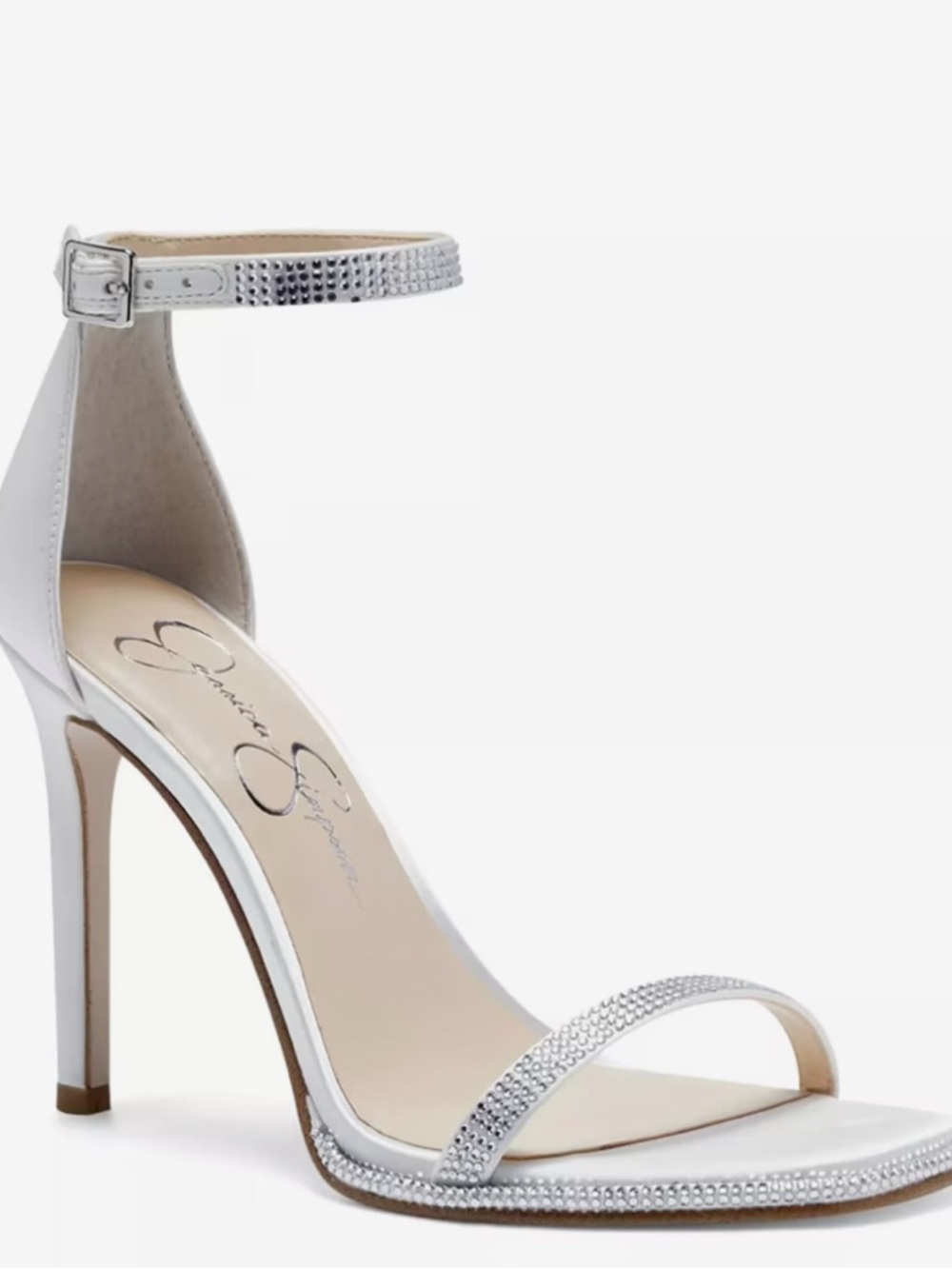 Jessica Simpson Ostey Sandal White Heels
